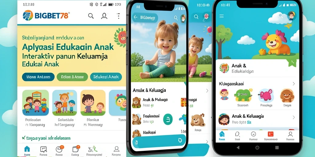 Antarmuka interaktif BIGBET78 yang ramah anak.