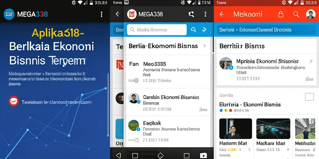 Antarmuka aplikasi MEGA338 yang informatif dan menarik.