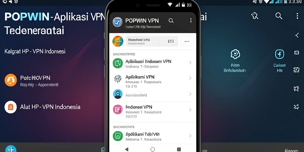 Antarmuka pengguna aplikasi POPWIN yang sederhana dan efisien.