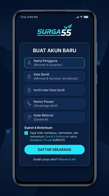 Panduan Lengkap Buat Akun surga55 untuk Pemain Indonesia